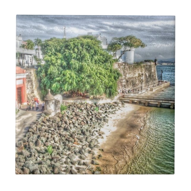 Puerta de San Juan (Old entry door Old San Juan) Tile (Front)