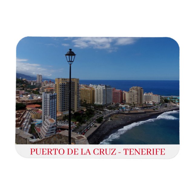 Puerto de la Cruz, Tenerife fridge magnet (Horizontal)