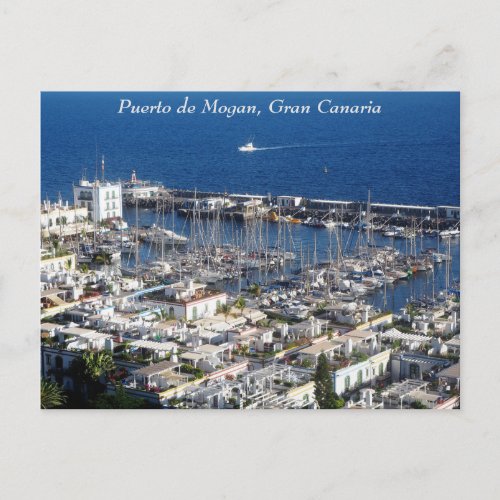 Puerto de Mogan Gran Canaria Postcard