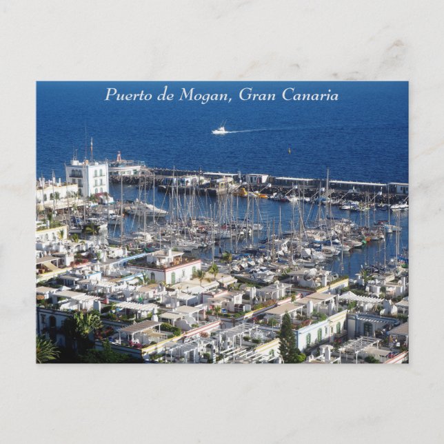 Puerto de Mogan, Gran Canaria, Postcard (Front)