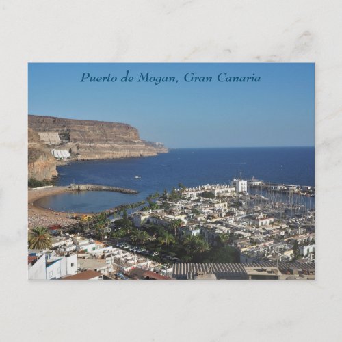 Puerto de Mogan Gran Canaria Postcard