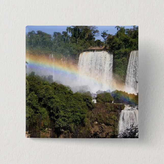 Puerto Iguazu, Argentina. The breathtaking Pinback Button (Front)