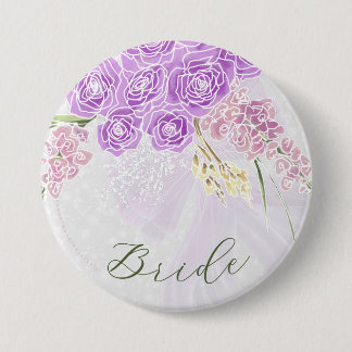 Puerto Madero sheer bow on grey Brides Button