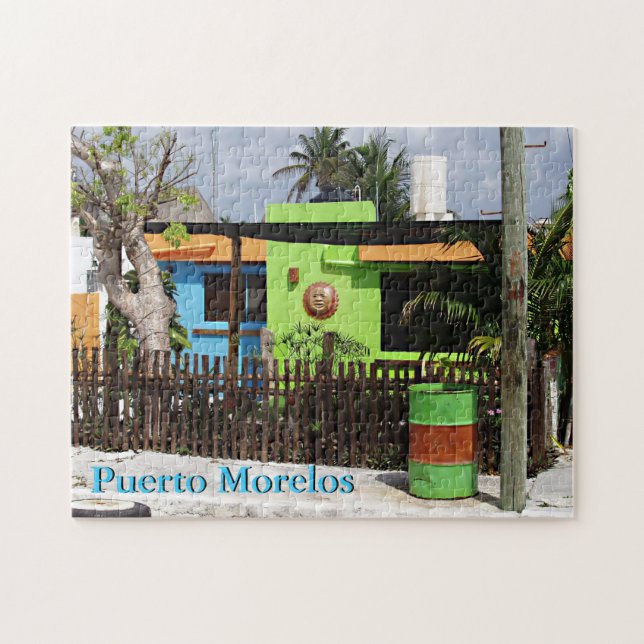 Puerto Morelos Casa Jigsaw Puzzle (Horizontal)
