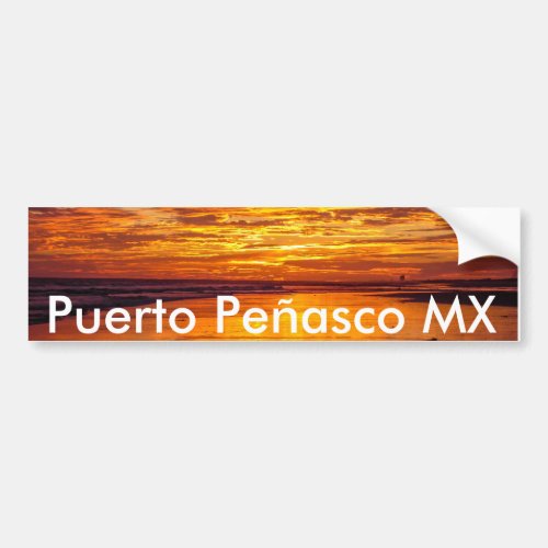 Puerto Peasco aka Rock Point Mexico Bumper Sticker