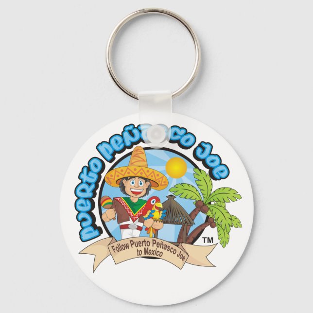 Puerto Penasco Joe Keychain (Front)