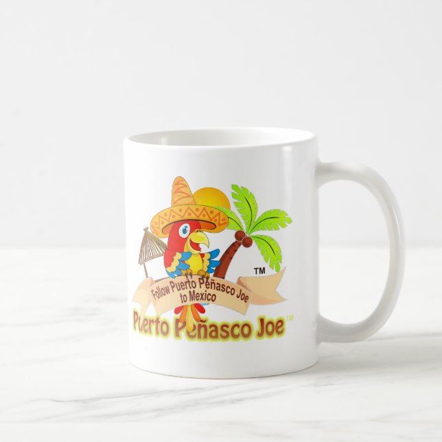 Puerto Penasco Mexico Parrot Coffee Mug (Right)