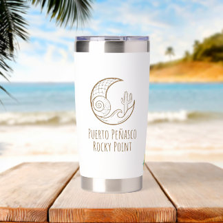 Puerto Peñasco Rocky Point Beach & Desert Moon  Insulated Tumbler