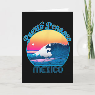 Puerto Penasco Souvenir Outfit - Retro Puerto Pena Card