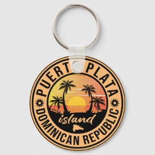 Puerto Plata Dominican republic Keychain