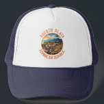 Puerto Plata Dominican Republic Sunset Retro Trucker Hat<br><div class="desc">Puerto Plata retro vector travel design. Puerto Plata,  officially known as San Felipe de Puerto Plata,  is a major coastal city in the Dominican Republic,  and capital of the province of Puerto Plata.</div>
