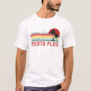 Puerto Plata Dominican Republic Vintage Retro 80s T-Shirt
