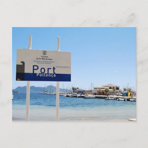 Puerto Pollensa Port de Pollenca Postcard