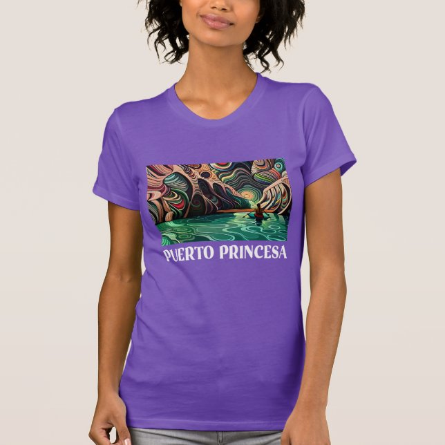 Puerto Princesa, Palawan, Philippine Tourist Spots T-Shirt (Front)