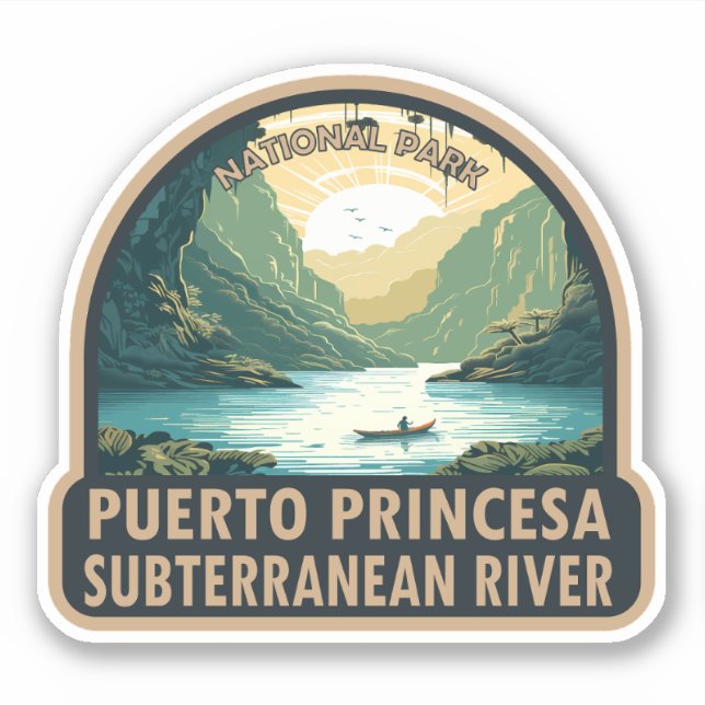 Puerto Princesa Subterranean River National Park Sticker (Front)