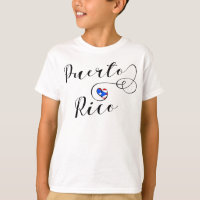 Puerto Rica Flag Heart, Puerto Rican Design
