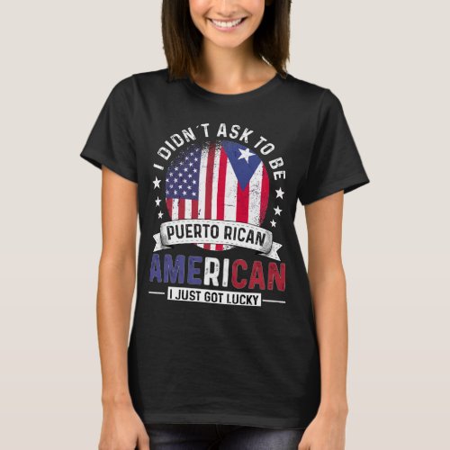 Puerto Rican American Pride Cuba Puerto Rico Flag T_Shirt