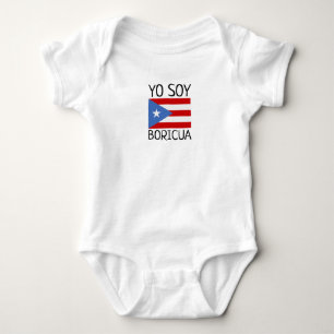 Puerto Rican Baby Yo Soy Boricua Bodysuit