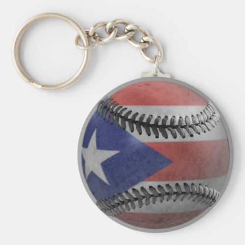Puerto Rican Baseball Keychain Puerto Rican Baseball Keychain