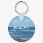 Puerto Rican Beach Keychain