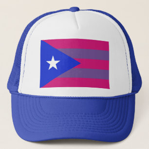 Puerto Rican Bi Pride Bisexual LGBT Trucker Hat