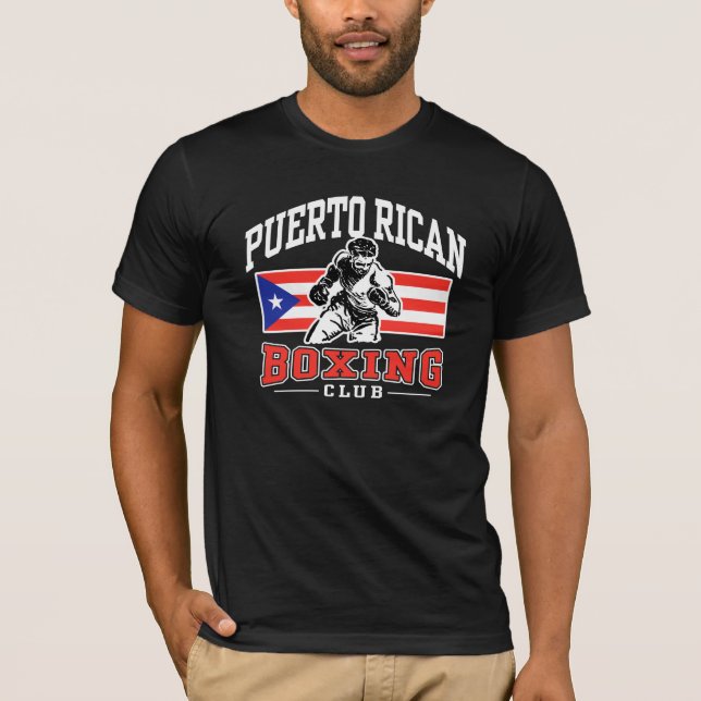 Puerto Rican Boxing T-Shirt (Front)