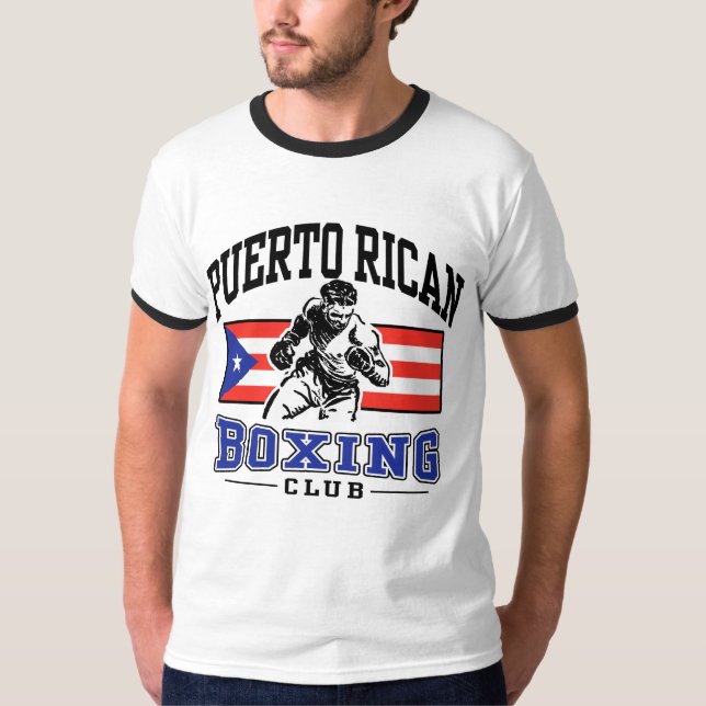 Puerto Rican Boxing T-Shirt (Front)