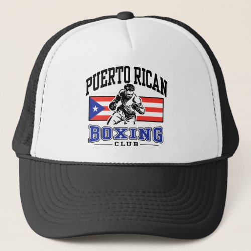 Puerto Rican Boxing Trucker Hat