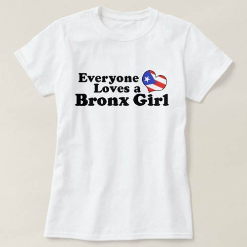 Puerto Rican Bronx Girl T_Shirt