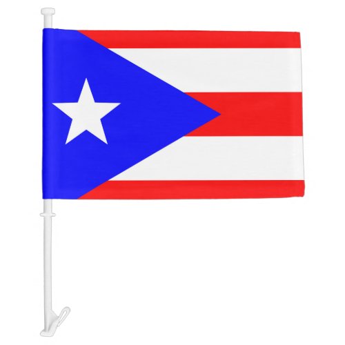 Puerto Rican Car Flag
