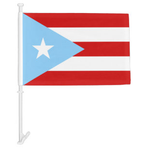 Puerto Rican Car Flag