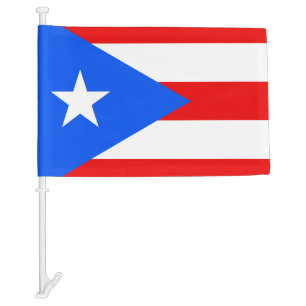 Puerto Rican car window flag Puerto Rico pride