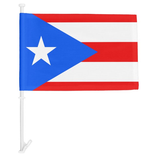 Puerto Rican car window flag | Puerto Rico pride (Front)