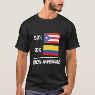 Puerto Rican Colombian Flag Puerto Rico Colombia T-Shirt