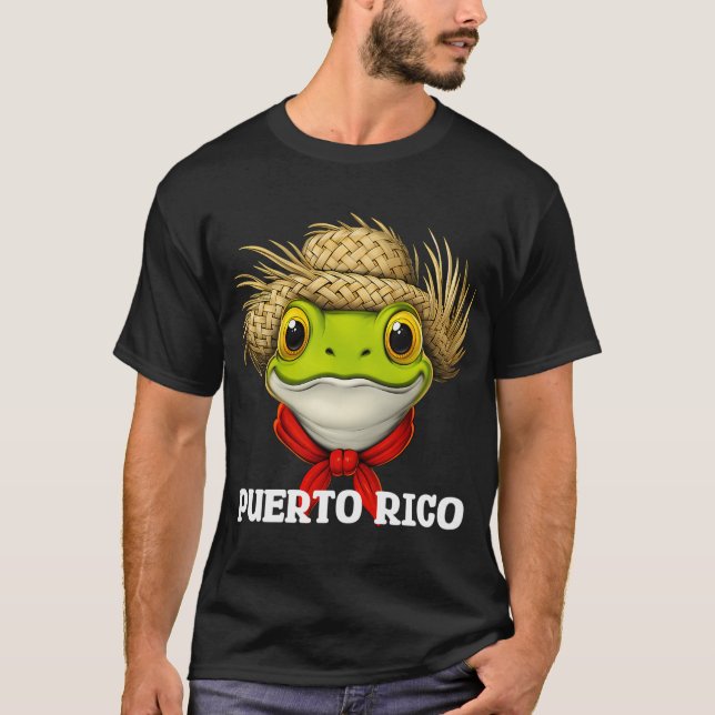 Puerto Rican Coqui Frog T-Shirt (Front)