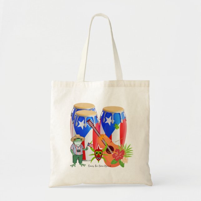 Puerto Rican Cultural Everyday Carry Tote Bag (Front)