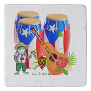 Puerto Rican Cultural Kitchen Decor - Trivet