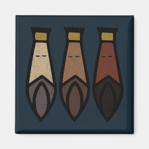 Puerto Rican Feliz Día de Reyes Three Kings Day Magnet