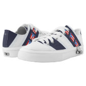Puerto Rican Flag: Classic Low-Top Sneakers (Pair)