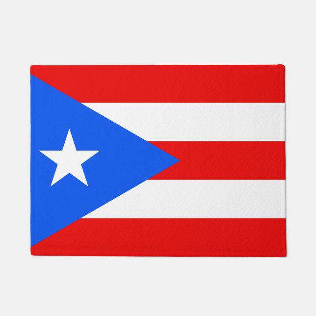 Puerto Rican flag Doormat (Front)