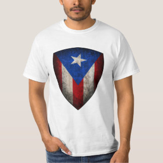 Puerto Rican Flag grunge tee