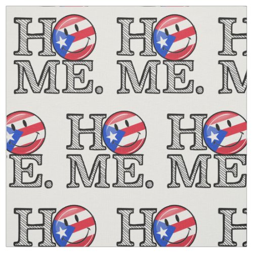 Puerto Rican Flag House Warmer Fabric