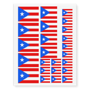 Puerto Rico Temporary Tattoos Zazzle