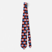 Puerto Rican Flag Patterned II Black