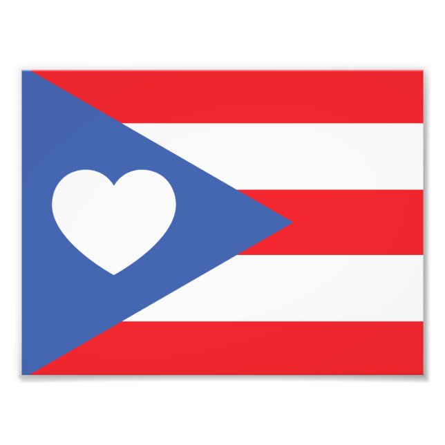 Puerto Rican Flag Photo (Front)