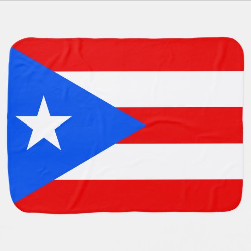 Puerto Rican Flag Puerto Rico Baby Blanket