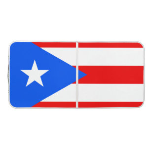 Puerto Rican Flag (Puerto Rico) Beer Pong Table