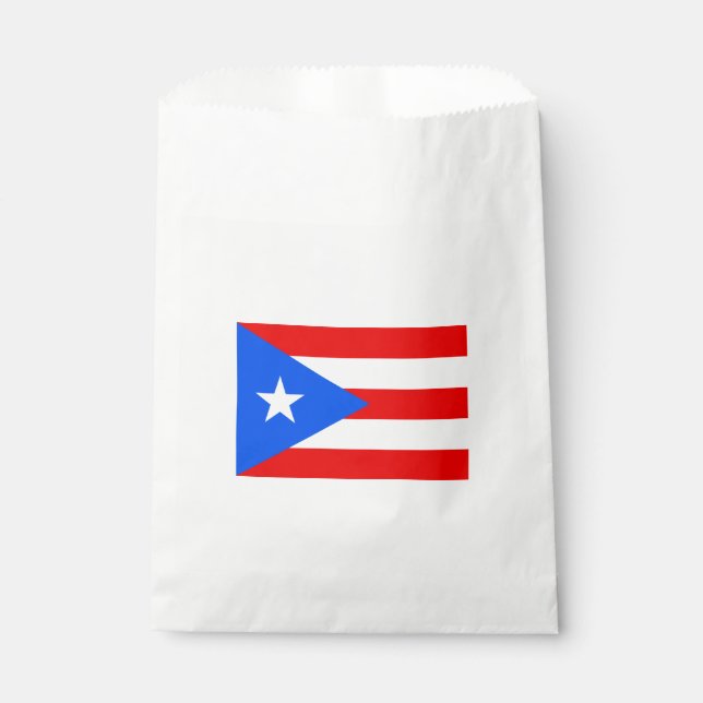Puerto Rican Flag (Puerto Rico) Favor Bag (Front)