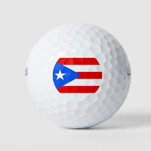 Puerto Rican Flag Puerto Rico Golf Balls