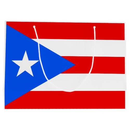 Puerto Rican Flag Puerto Rico Large Gift Bag
